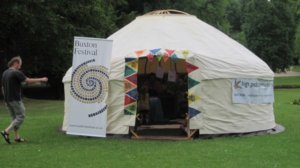 Yurt at Buxton Festival