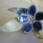 Ceramic Blue flower