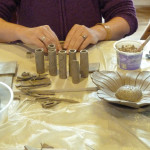 Making clay art