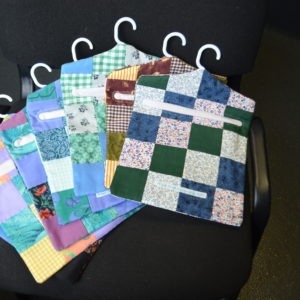 patchwork peg bags