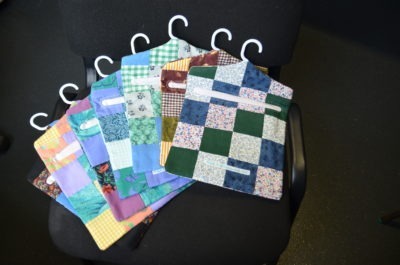 patchwork peg bags